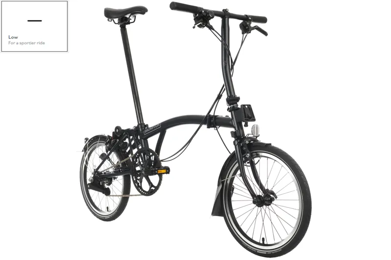 Brompton C Line 6-Speed Folding Bike 2025 in Matt Black-7